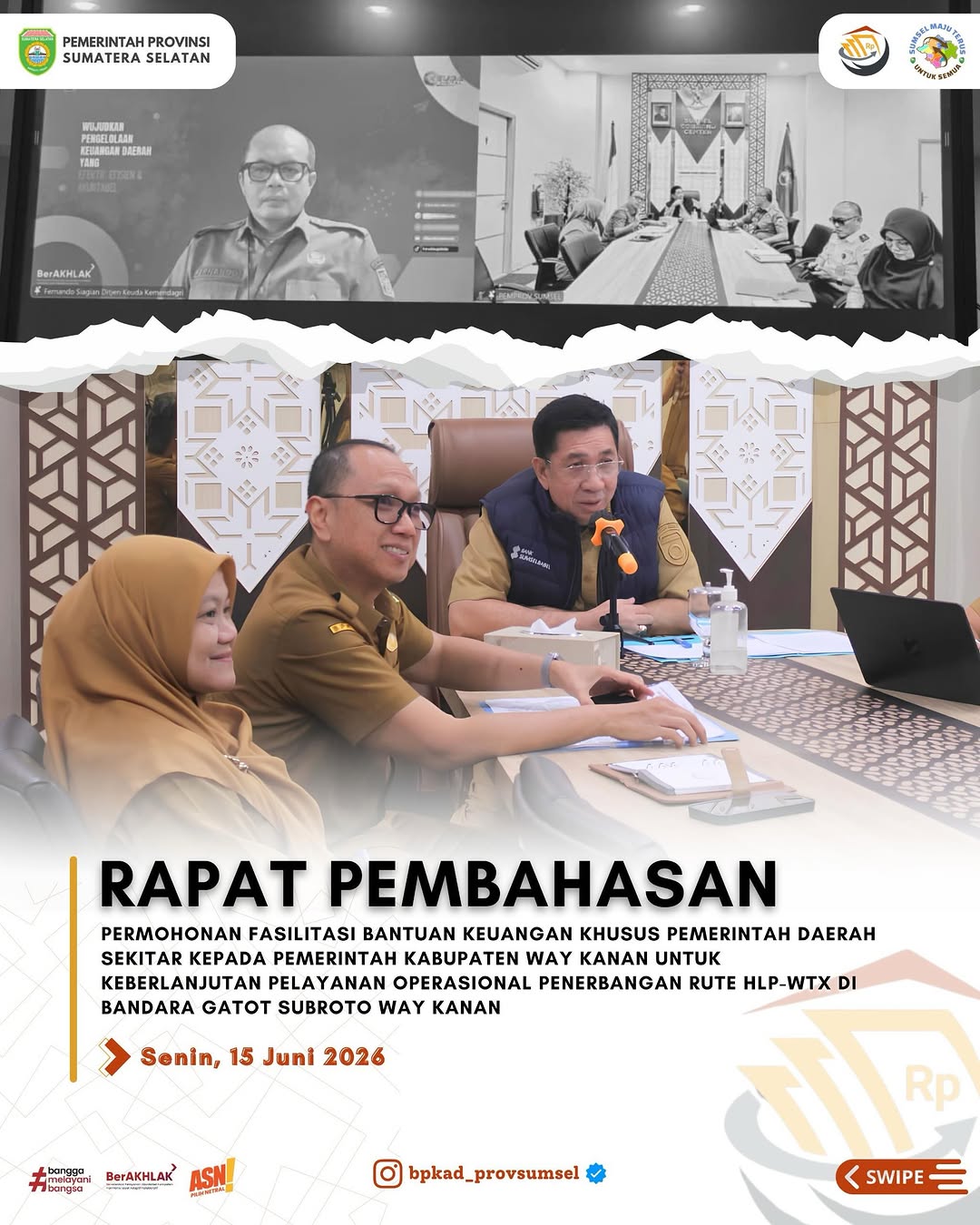 Kegiatan Instagram BPKAD