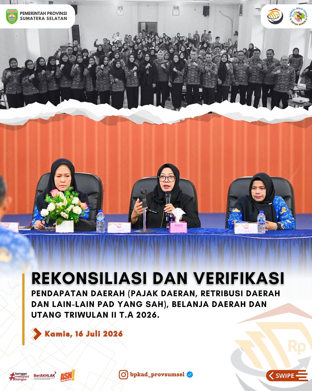 Kegiatan Instagram BPKAD