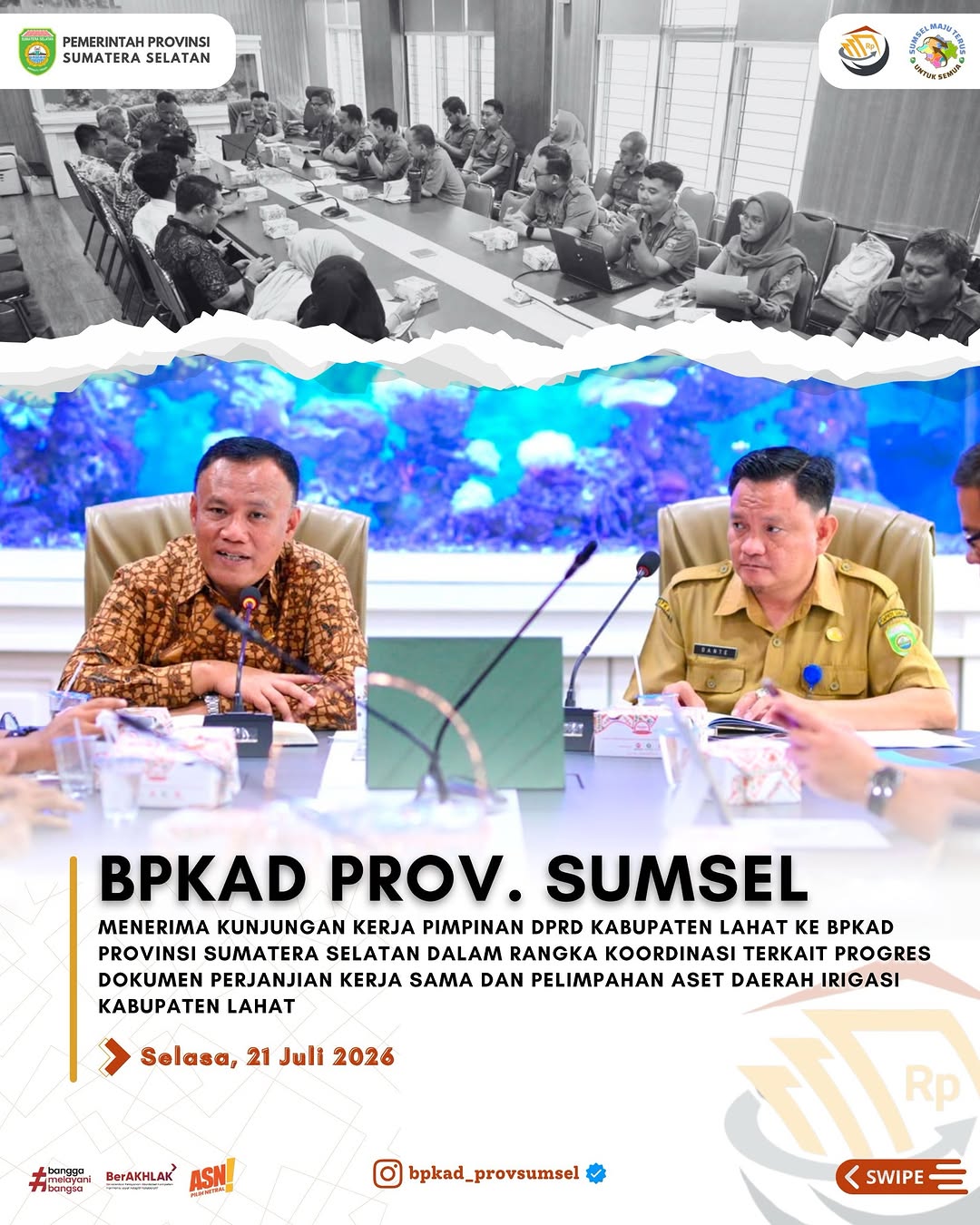 Kegiatan Instagram BPKAD