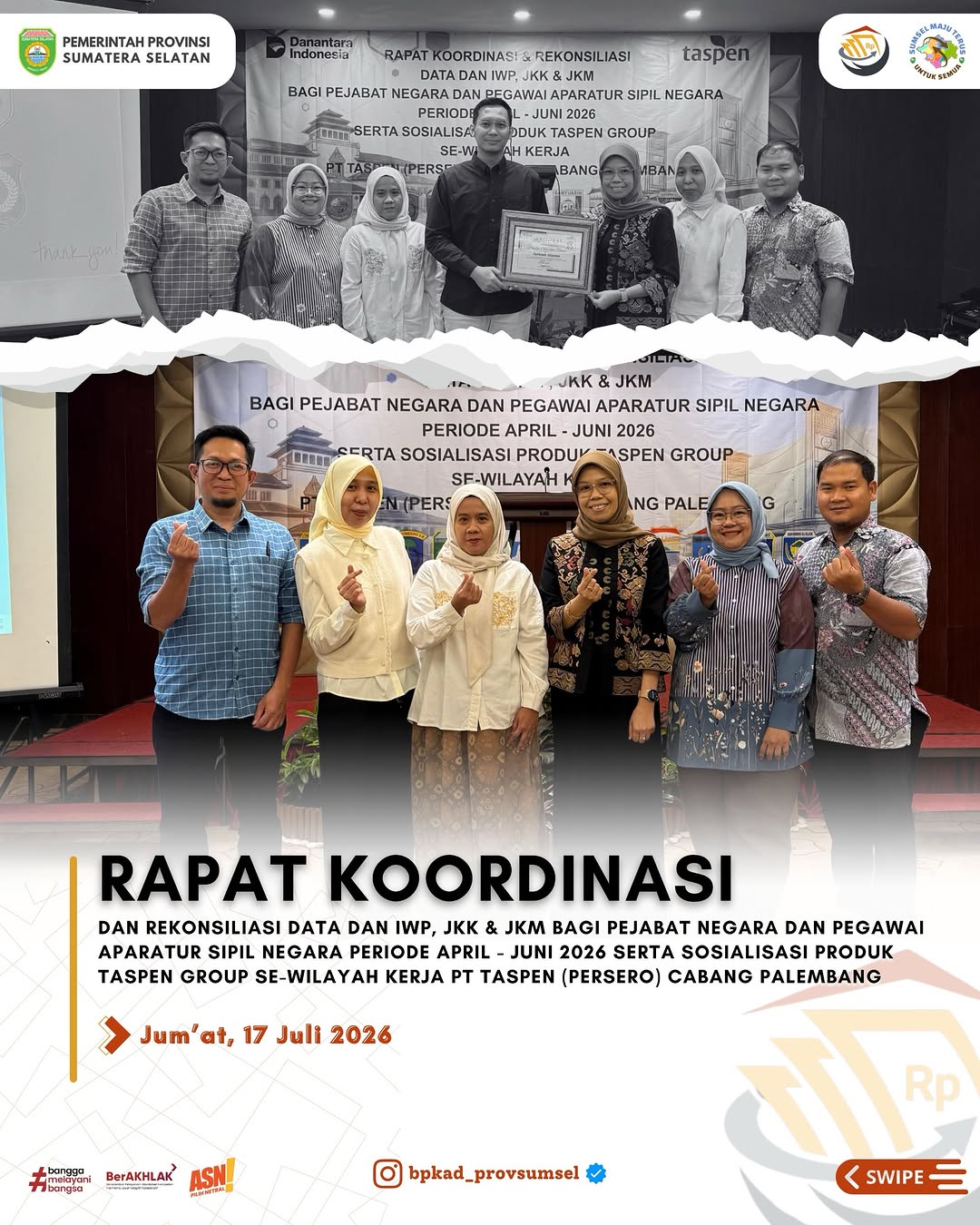 Kegiatan Instagram BPKAD